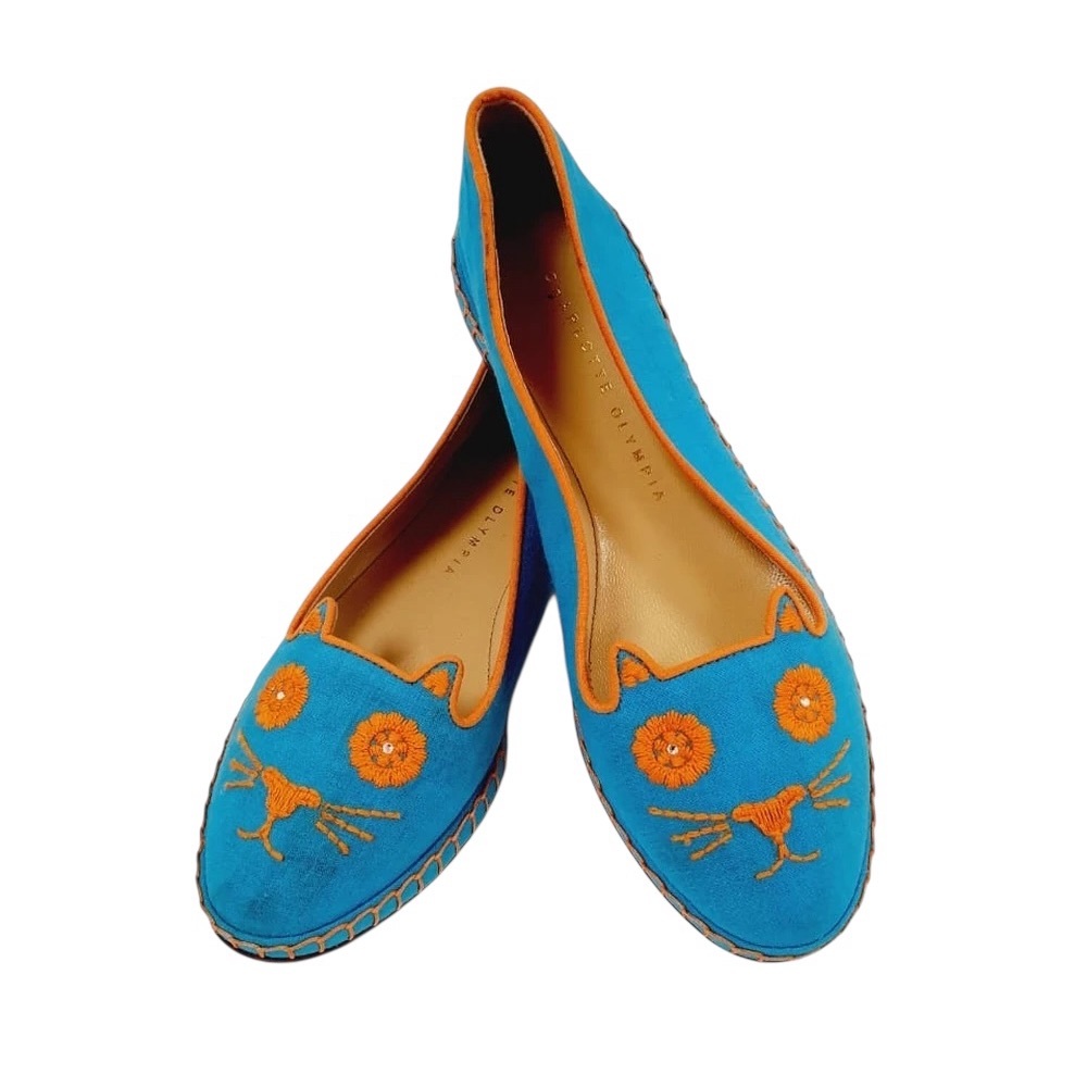 Charlotte Olympia Mexi Cat  ballet flats